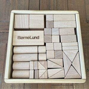 Bornelund original wooden block set Japanese kid toy 41 pieces
